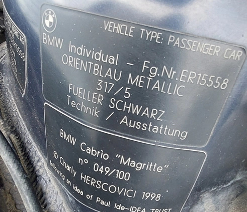 BMW Seria 3 cena 75000 przebieg: 262100, rok produkcji 1998 z Łomża małe 67